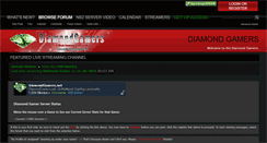 Desktop Screenshot of diamondgamers.net